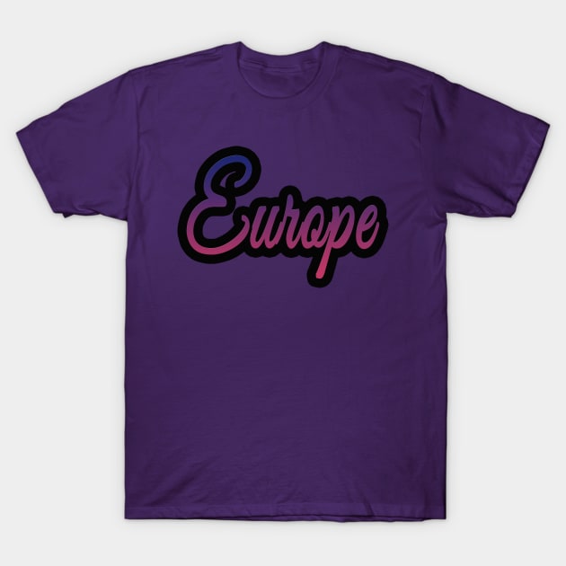 Europe T-Shirt by Socity Shop